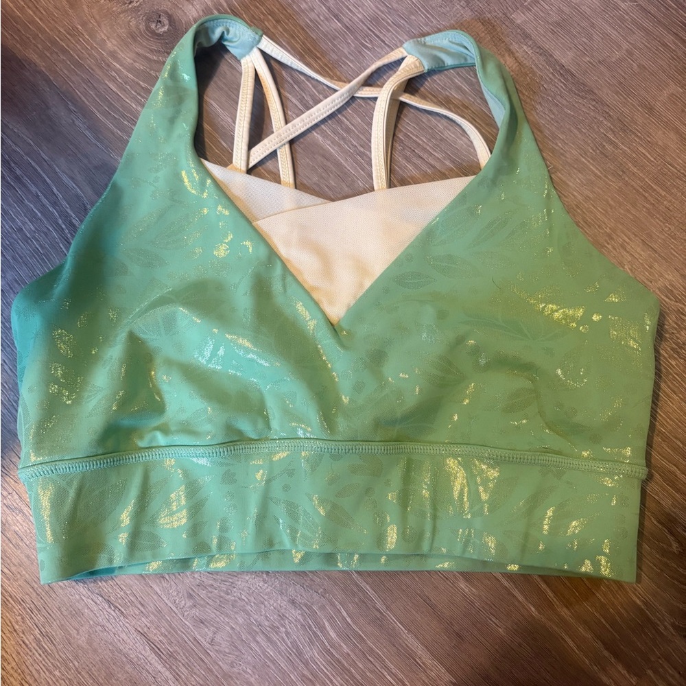 Green Sports Bra